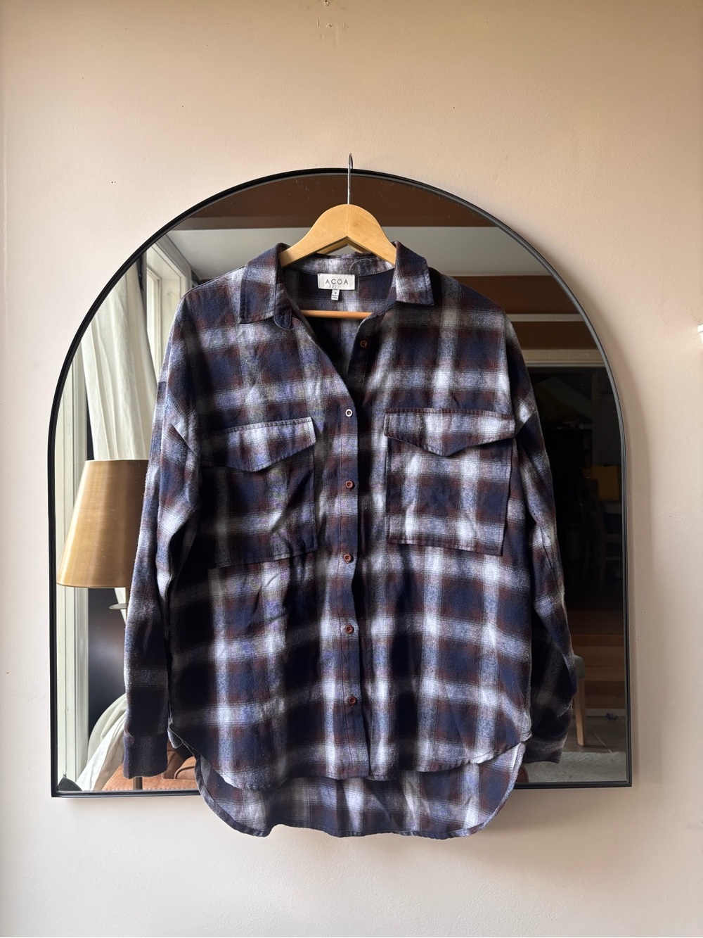 ACOA | plaid button up | size Small